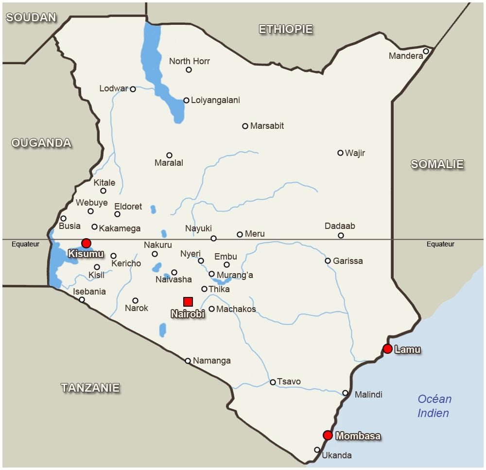 خريطة من kitale كينيا