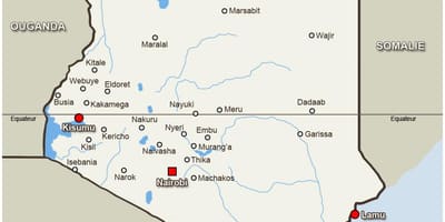 خريطة من kitale كينيا